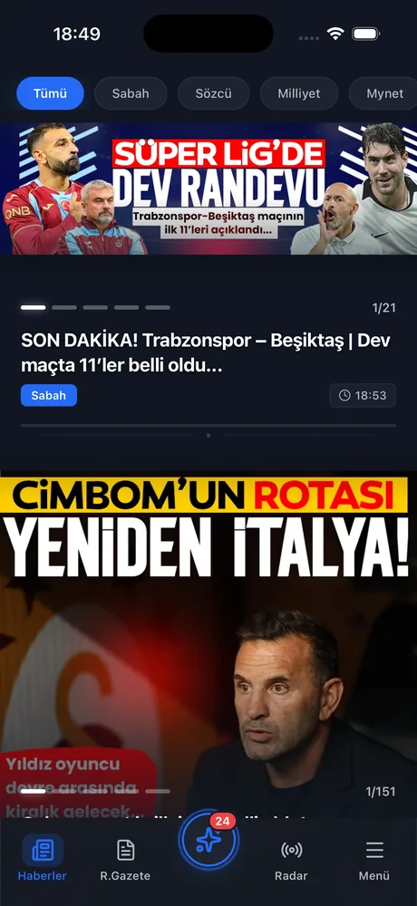 GNews haber akışı: kaynak filtreleri ve son dakika haberleri